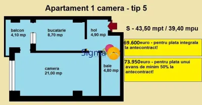 Nicolina, Luxury Edition, apartamente noiTip 5 - foto 3