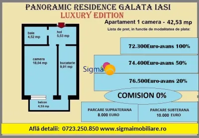 Proiect nou, apartamente 1,2,3 camereBloc C2 - foto 21