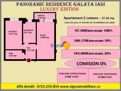 Apartamente noi, modalitati de plata flexibileApartament 2 camere  C1 - foto 15
