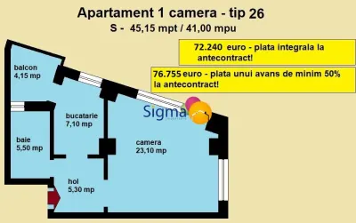 Nicolina, Luxury Edition, apartamente noiTip. 26 - foto 3