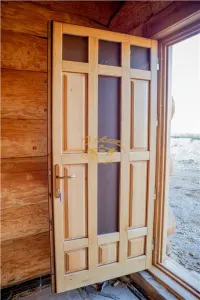 Casa din lemn rotund (Izvoru Muresului, str. Garii) - foto 5