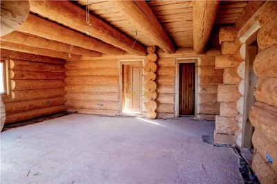 Casa din lemn rotund (Izvoru Muresului, str. Garii) - foto 7