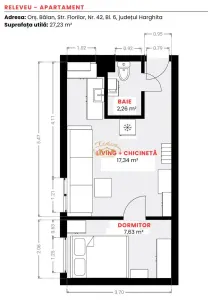 Apartament cu 2 camere (Balan, str. Florilor, nr. 42, bl. B6/2) - foto 11