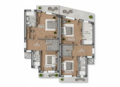 Vanzare vila premium P+1+Mansarda locuibila – Otopeni Center (Proximitate viitoarea statie de metrou) - foto 7