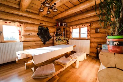 Casa din busteni cu ferma zootehnica si afacere (Tengheler, Com. Ditrau) - foto 5