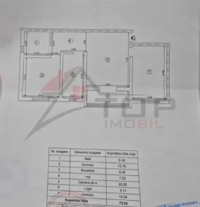 Apartament 3 camere de vanzare, boxa + parcare, Valea Lupului - foto 6