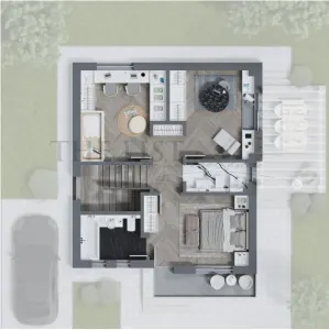 VILA 4 CAMERE | TUNARI | DIRECT DEZVOLTATOR | Taxare Inversa - foto 12