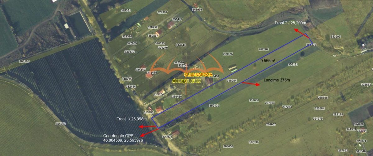 De vanzare urgent teren intravilan Cluj-Napoca 9.555m², str. Odobesti - Cluj-Napoca