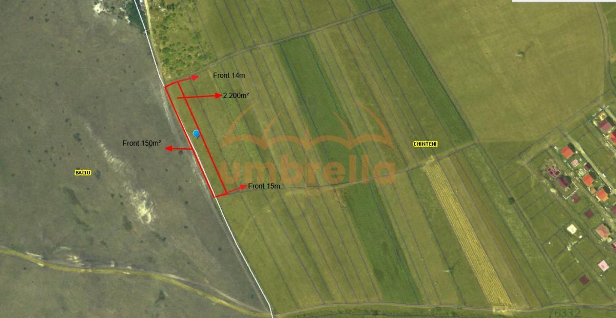 Teren de vanzare intravilan 2.200m²/38€ m² Chinteni - Chinteni