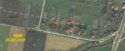 Teren de vanzare Intravilan in Fundatura-Iclod, Strada Viitorului 1400 m²/28€ m² - Fundatura