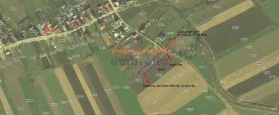 teren intravilan cu Autorizatie de constructie 1.400m² in Livada-Iclod - foto 2
