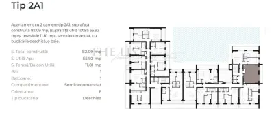 Apartament cu 2 camere ansamblu de lux zona PIPERA PLAZA - foto 3