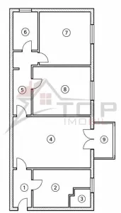 Dacia - Zimbru , 3 camere mobilat si utilat, renovat complet, balcon inchis - foto 5