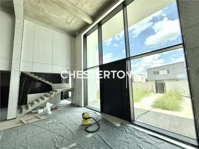 Casa de lux moderna cu 12 camere si piscina - Design minimalist inspirat din Miami | 1167 mp utili pe teren de 4000 mp - foto 4