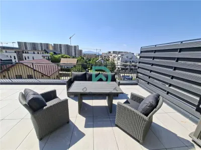 Apartament-penthouse 3 camere Tractorul, 70 mp - Brasov - foto 13