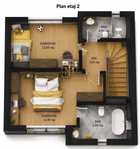 Case tip townhouse  I 144 mp I Ansamblu Rezidential I Pipera - foto 13