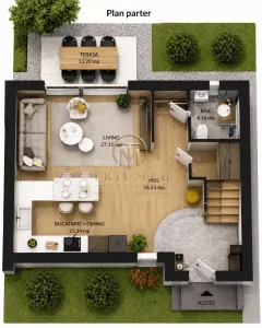 Case tip townhouse  I 144 mp I Ansamblu Rezidential I Pipera - foto 5