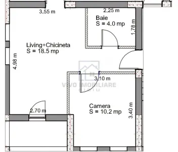 Apartament de vanzare in Sibiu - pretabil pentru regim hotelier, etaj 1, zona Henri Coanda - foto 2