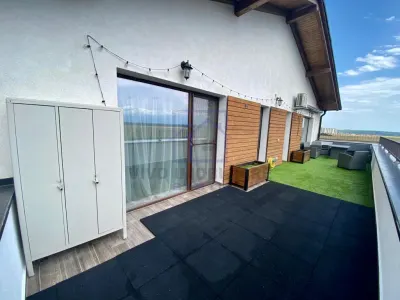 Penthouse de inchiriat in Sibiu - 4 camere, terasa de 40 mp, mobilat si utilat, Cartierul Arhitectilor - foto 5