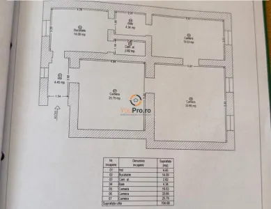Spatios Centru 104 mp - foto 9