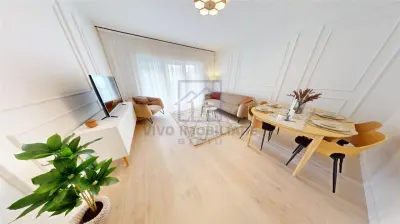 Apartament de vanzare in Sibiu - decomandat, cu vata bazaltica, mobilat si utilat de lux - foto 1