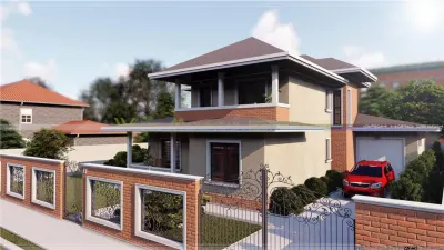 OCAZIE! Vila exterior finisat, interior la rosu, 6/8 camere, de vanzare, Domnesti, Ilfov, pret mp imbatabil - foto 11