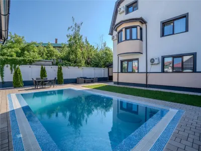 PIPERA - EROU IANCU NICOLAE,VILA ,9 CAMERE,504 MP MP,TEREN 800 MP,PISCINA - foto 2
