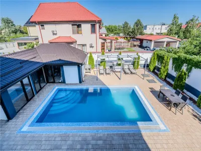 PIPERA - EROU IANCU NICOLAE,VILA ,9 CAMERE,504 MP MP,TEREN 800 MP,PISCINA - foto 3