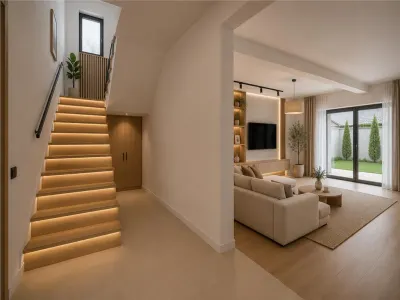 VILA  VOLUNTARI,4 CAMERE,3 BAI,154 MP,TEREN 193 MP - foto 14