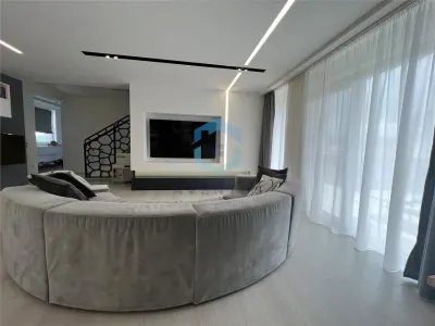 Penthouse spectaculos | 120 mp utili + 60 mp terase | Soporului | Mobilat & utilat complet - foto 4