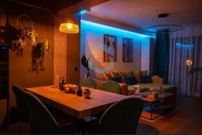 Apartament spectaculos pe doua niveluri, situat în ansamblul premium Wings - foto 16