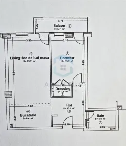 Apartament vanzare Marasti/ 2 camere/ seminifinisat +garaj subteran - foto 8