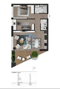 Apartament vanzare 3 camere cu terasa, Taietura Turcului - foto 18