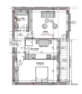De vanzare apartament cu 2 camere decomandate si balcon la etajul 2 zona Doamna Stanca - foto 8