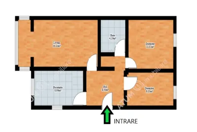 De vanzare apartament cu 3 camere decomandate si balcon situat in zona Vasile Aaron din Sibiu - foto 7