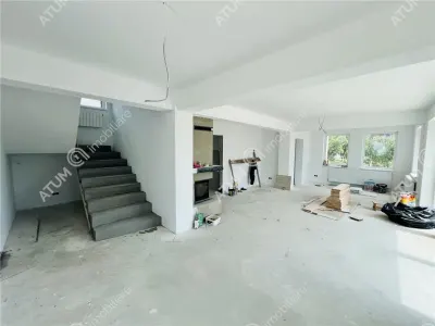 Casa individuala de vanzare 4 camere 2 bai si terasa pe teren 1170 mp in Cisnadioara - foto 3