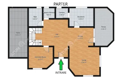 De vanzare casa spatioasa cu 5 camere decomandate si gradina 300MP in zona Veterani in Sibiu - foto 9