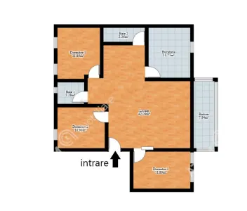 De inchiriat apartament cu 4 camere balcon si loc de parcare situat in zona Strand din Sibiu - foto 11