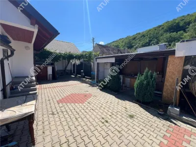 Casa individuala de inchiriat cu 3 camere 3 bucatarii pivnita situata in localitatea Poplaca din Sibiu - foto 14