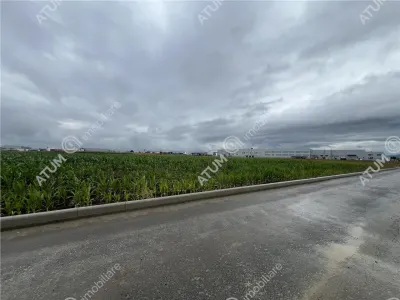 De vanzare teren industrial de 9000 mp cu PUZ situat in zona industriala Vest din Sibiu - foto 4