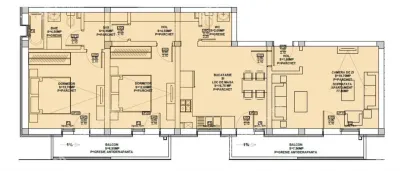 De vanzare apartament cu 3 camere 2 bai si 2 balcoane la etajul 1 zona Doamna Stanca - foto 8