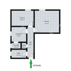 De vanzare apartament cu 2 camere decomandate zona Milea/OMV din Sibiu - foto 7