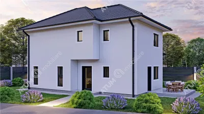 Casa individuala finisata la cheie de vanzare in Cristian 4 camere si 340 mp teren - foto 1