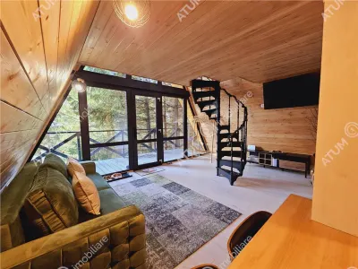 Casa tip A Frame de inchiriat in localitatea Avrig zona Valea Avrigului,Porumbacu de Sus - foto 2