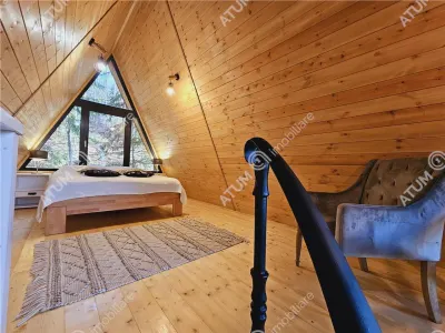 Casa tip A Frame de inchiriat in localitatea Avrig zona Valea Avrigului,Porumbacu de Sus - foto 14