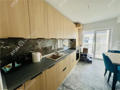 Apartament la alb de vanzare cu 2 camere si gradina proprie 57 mp zona Doamna Stanca Selimbar - foto 3