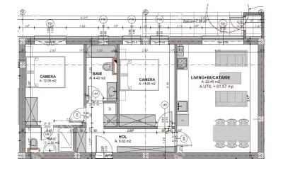 De vanzare apartament cu 3 camere 2 bai si balcon etajul 2 zona Doamna Stanca - foto 8
