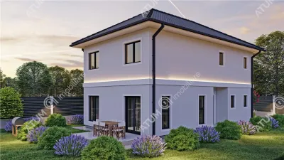 Casa individuala finisata la cheie de vanzare in Cristian 4 camere si 116 mp utili - foto 1
