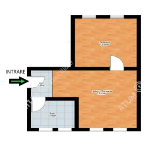 De inchiriat apartament cu 2 camere si curte comuna in zona Lazaret din Sibiu - foto 5
