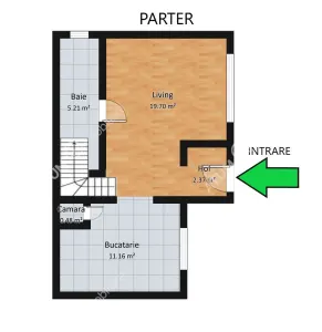 De vanzare casa spatioasa cu 3 camere si curte proprie in zona Turnisor in Sibiu - foto 5